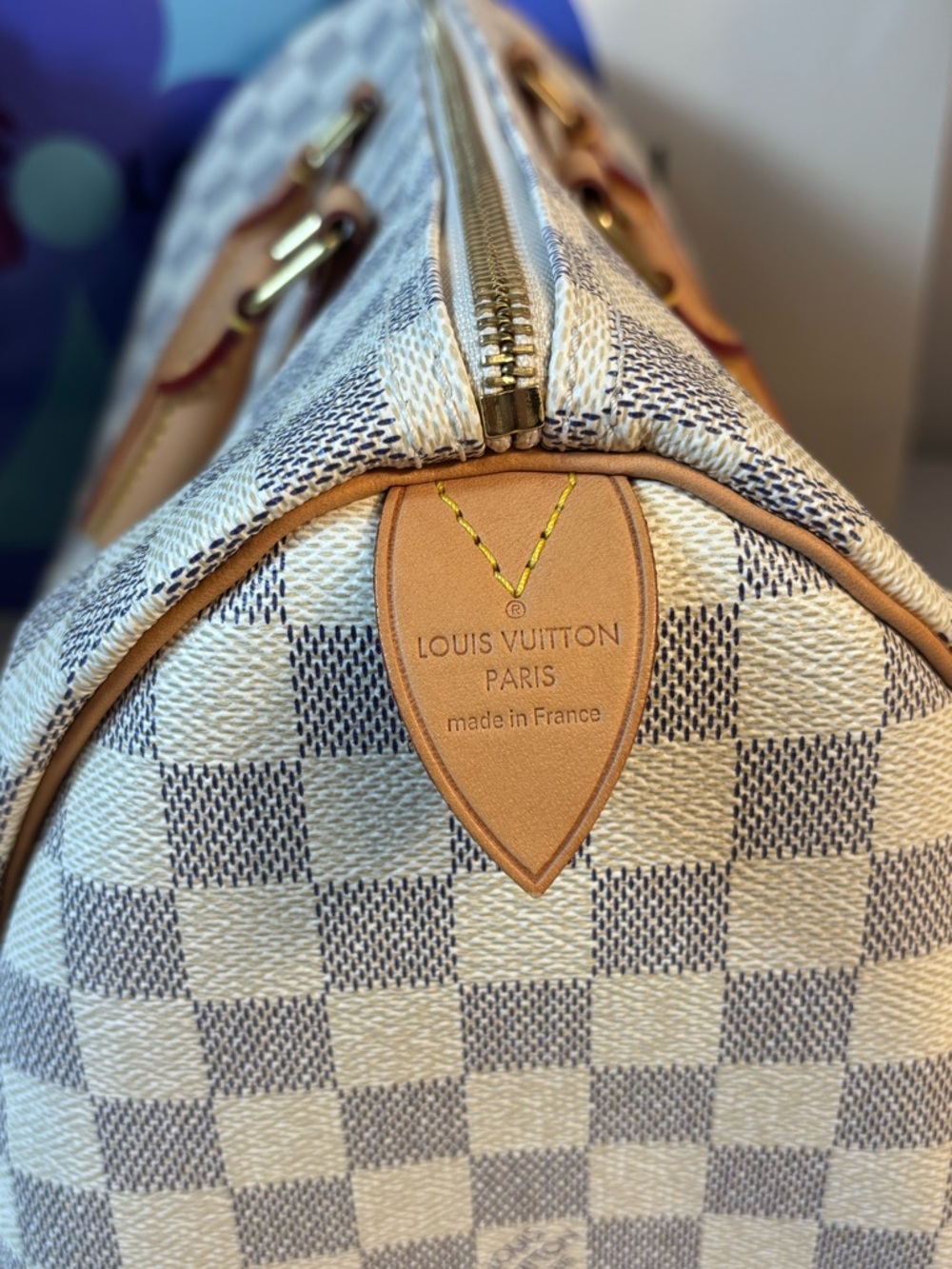 Stunning Louis Vuitton Speedy 35 Azur - Picture 5 of 16